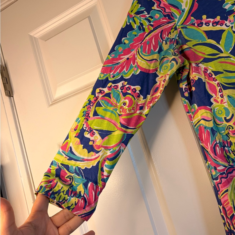 Lilly Pulitzer Marlowe Dress Toucan Play 3/4 Sleeve - Picture 2 of 4